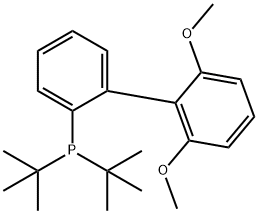 2-(Di-tert-butylphosphino)-2',6'-dimethoxybiphenyl Struktur