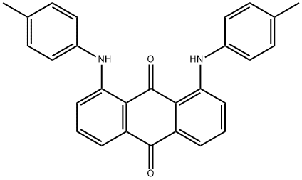 1,8-二-4-甲苯氨基9,10-蒽二酮 结构式