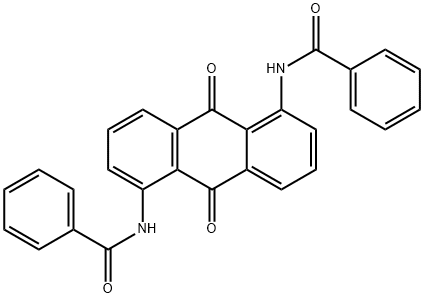 1,5-DIBENZAMIDOANTHRAQUINONE Struktur