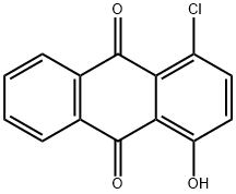 1-chloro-4-hydroxyanthraquinone Structure