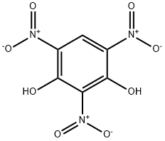 2,4,6-トリニトロレソルシノール (約30% 水湿潤品) 化学構造式