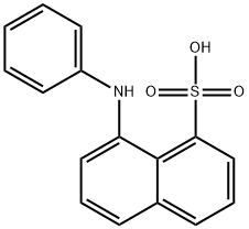 8-Anilino-1-naphthalenesulfonic acid Structure