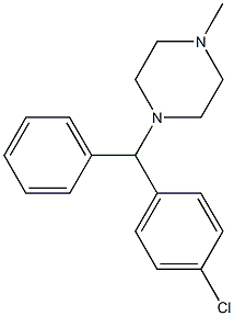 CHLORCYCLIZINE Struktur