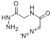 N-diazoacetylglycine hydrazide Struktur