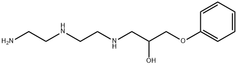1-[[2-[(2-aminoethyl)amino]ethyl]amino]-3-phenoxypropan-2-ol Struktur