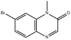 7-溴-1-甲基-1H-喹噁啉-2-酮, 82019-32-7, 结构式