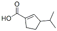1-Cyclopentene-1-carboxylic acid, 3-(1-methylethyl)- (9CI) Structure