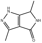 Pyrrolo[3,4-c]pyrazol-4(1H)-one,  5,6-dihydro-3,6-dimethyl- Struktur