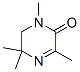 2(1H)-Pyrazinone,5,6-dihydro-1,3,5,5-tetramethyl-(9CI) Struktur