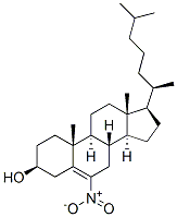 Cholest-5-en-3-ol, 6-nitro-, (3beta)- Struktur