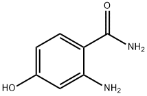 Benzamide, 2-amino-4-hydroxy- (9CI) Struktur