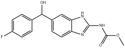 ヒドロキシフルベンダゾール 化学構造式