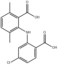4-chloro-3',6'-dimethyl-2,2'-iminodibenzoate Struktur