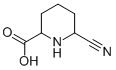 2-Piperidinecarboxylicacid,6-cyano-(9CI) Struktur