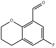6-FLUOROCHROMAN-8-CARBALDEHYDE Struktur