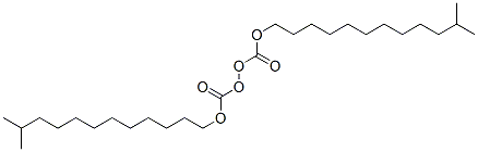 diisotridecyl peroxydicarbonate  Struktur