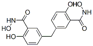 3,3'-メチレンビス[N,6-ジヒドロキシベンズアミド] 化学構造式