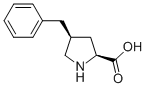 (2S,4S)-4-BENZYL-PYRROLIDINE-2-CARBOXYLIC ACID Structure