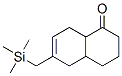 6-トリメチルシリルメチル-3,4,4a,5,8,8a-ヘキサヒドロ-1(2H)-ナフタレノン 化学構造式