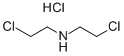 ビス(2-クロロエチル)アミン塩酸塩 化学構造式