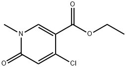4-氯-1-甲基-6-氧代-1,6-二氢-3-吡啶甲酸乙酯, 821791-58-6, 结构式