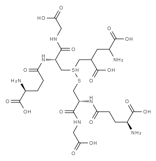 glutathione, S-(4-amino-2,4-dicarboxybutyl)- Struktur