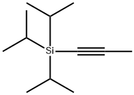 1-(トリイソプロピルシリル)-1-プロピン 化学構造式