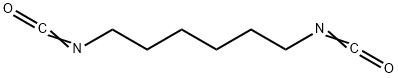 六亚甲基二异氰酸酯, 822-06-0, 结构式