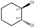 trans-1,2-ジクロロシクロヘキサン 化学構造式