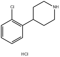 4-(2-CHLORO-PHENYL)-PIPERIDINE HYDROCHLORIDE Struktur