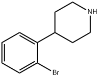 4-(2-ブロモフェニル)ピペリジン 化学構造式