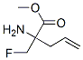 4-Pentenoic  acid,  2-amino-2-(fluoromethyl)-,  methyl  ester Struktur