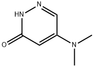 5-(ジメチルアミノ)-3(2H)-ピリダジノン 化学構造式