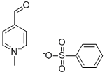 4-FORMYL-1-METHYL-PYRIDINIUM BENZENESULFONATE Structure