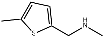 N-メチル-1-(5-メチル-2-チエニル)メタンアミン 化学構造式