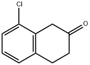 8-氯-Β-四氢萘酮, 82302-27-0, 结构式
