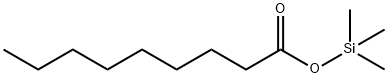 Nonanoic acid trimethylsilyl ester Struktur