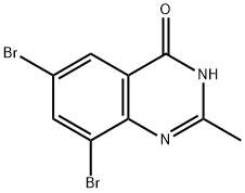 6,8-DIBROMO-2-METHYLQUINAZOLIN-4-OL Struktur