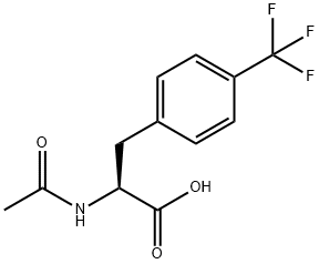 AC-DL-PHE(4-CF3)-OH Struktur