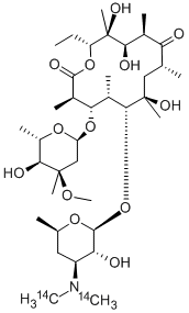 ERYTHROMYCIN, [N-METHYL-14C] Struktur
