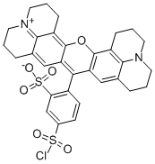 SULFORHODAMINE 101 ACID CHLORIDE Struktur