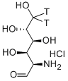 D-GLUCOSAMINE, [6-3H] HYDROCHLORIDE Struktur
