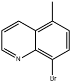 8-溴-5-甲基喹啉 结构式