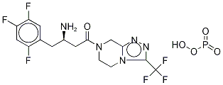 (S)-Sitagliptin Phosphate Struktur