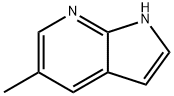 5-甲基-7-氮杂吲哚, 824-52-2, 结构式