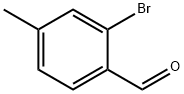 2-溴-4-甲基苯甲醛 结构式