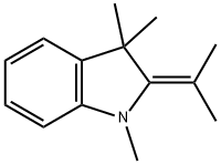 1H-Indole, 2,3-dihydro-1,3,3-trimethyl-2-(1-methylethylidene)- Struktur