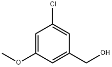 3-氯-5-甲氧基苯甲醇, 82477-68-7, 结构式