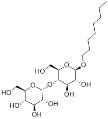 正辛基-Β-D-麦芽糖苷 结构式