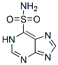 1H-Purine-6-sulfonamide(9CI) Struktur